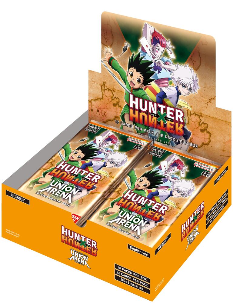 The image shows a Union Arena Hunter X Hunter booster box from the Union Arena Series. Sergio’s Collection